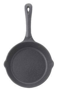 winco cast iron skillet, 6-1/2-inch,black