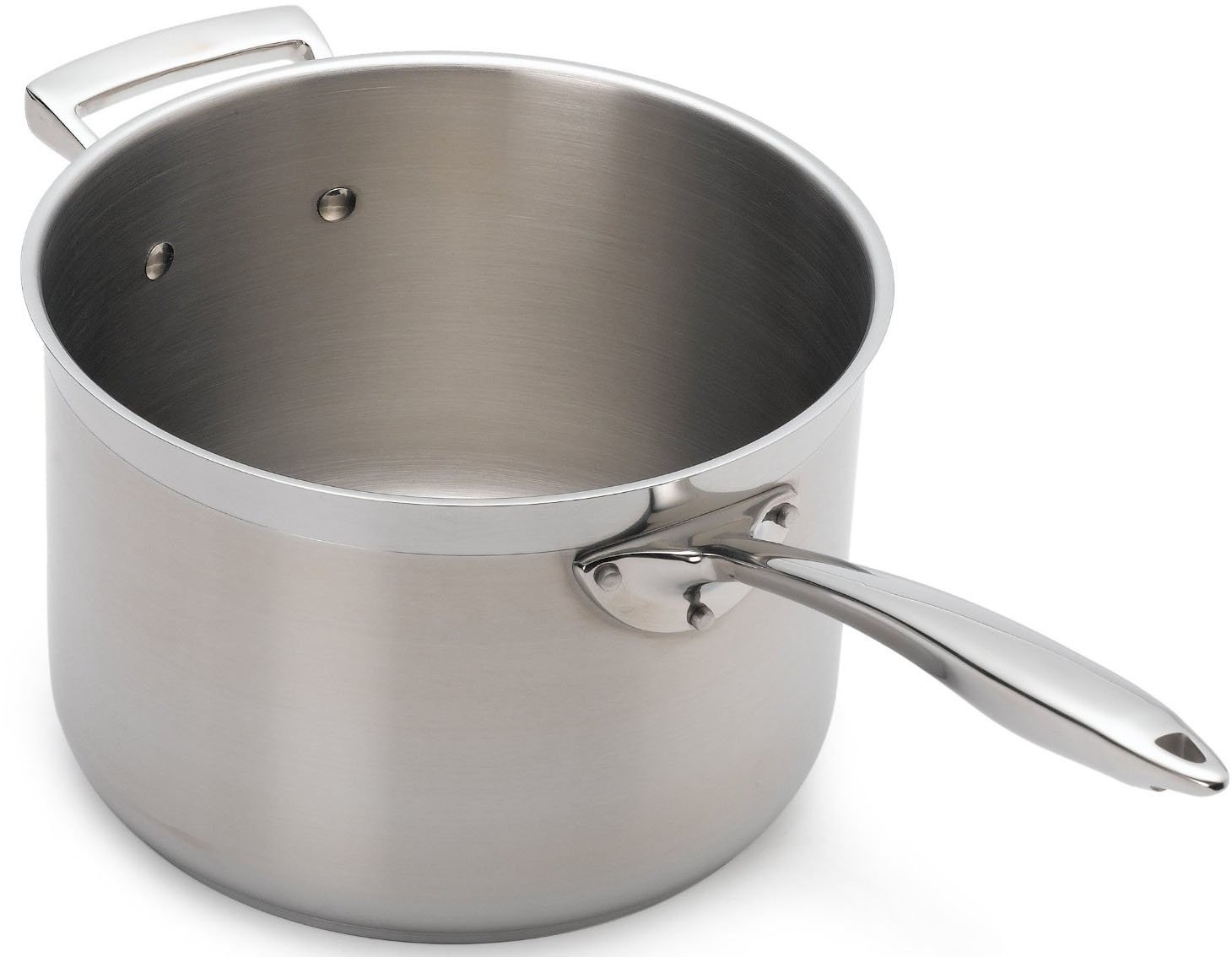 Browne (5724037) THERMALLOY 7.6qt SS Sauce Pan- Deep w/Helper Handle NSF