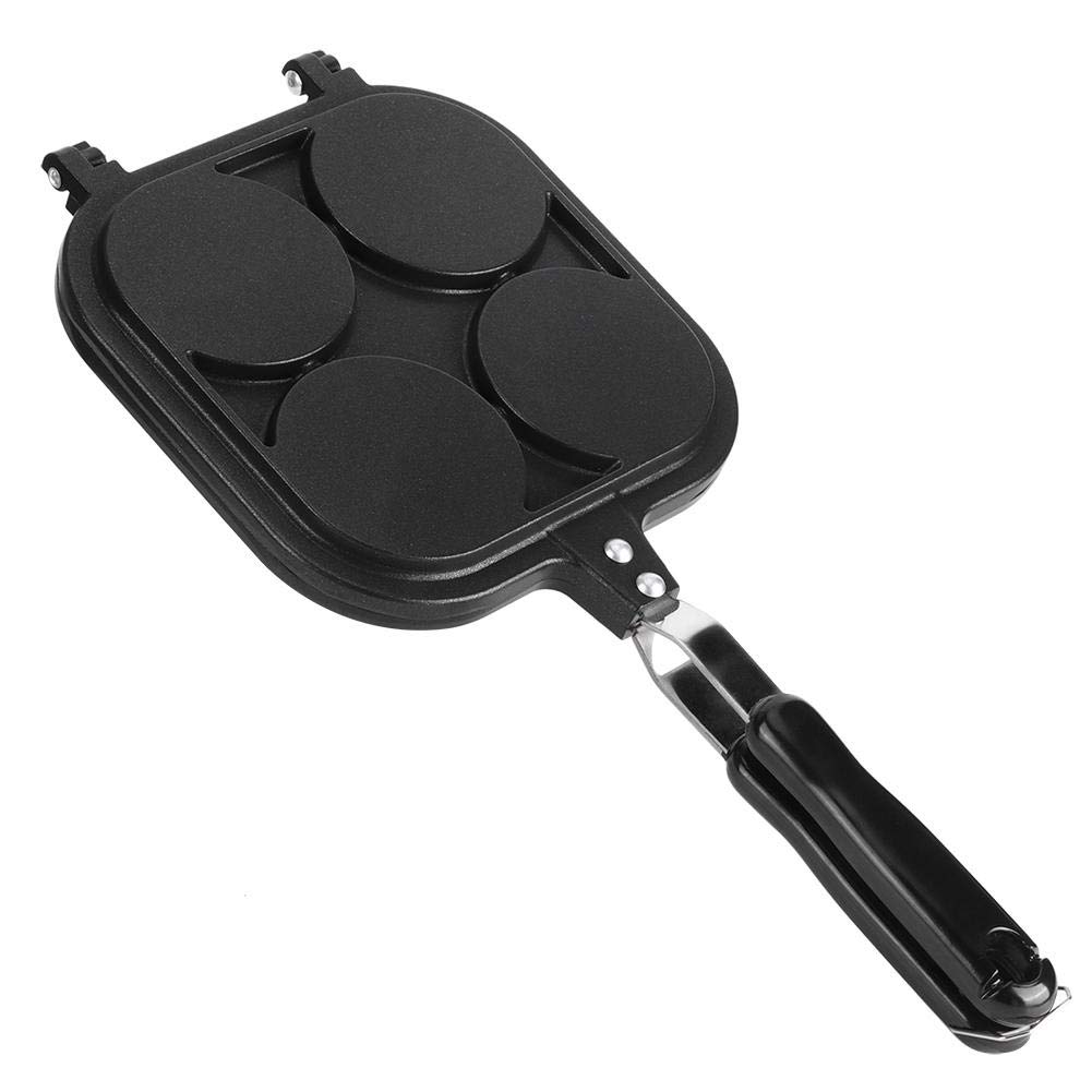 Worii Egg Frying Pan, DoubleSided Lovely Cartoon Animal Pattern Breakfast Omelette Burger Steak NonStick Frying Pan Kitchen Cooking Tool