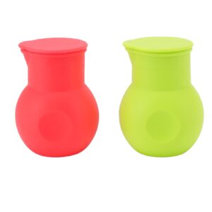 2pcs silicone chocolate melting pot microwave pour candy butter warmer for mold heat sauce syrup cream, kitchen baking heat milk sauce