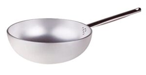 pentole agnelli aluminium professional 5 mm. radiant wok with 1 handle, diameter 32 cm.