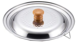 stainless lid for yukihira pan 18cm & 20cm (japan import)