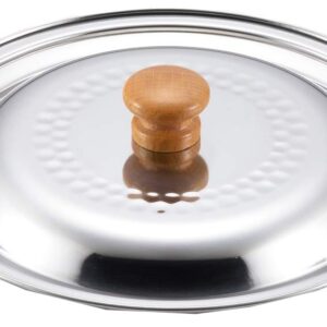 Stainless lid for yukihira pan 18cm & 20cm (Japan Import)