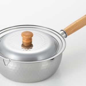 Stainless lid for yukihira pan 18cm & 20cm (Japan Import)