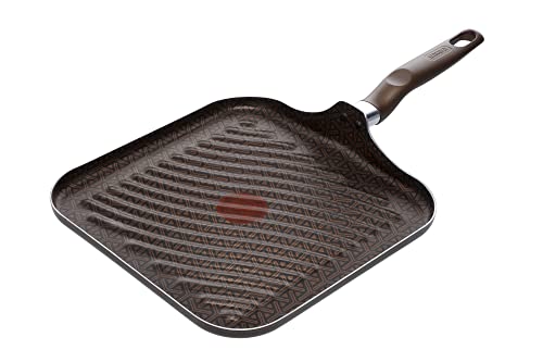 IMUSA USA 10.5" Talent Master Deluxe Grill Pan with Thermal Signal Technology