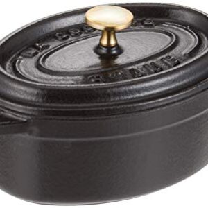 Staub Cocotte Oval 11cm Black