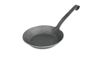 turk 65520 frying pan with flat hook handle, 20 cm, iron, black