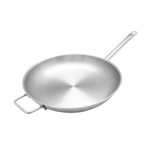 thunder group stainless steel fry pan, 12-inch