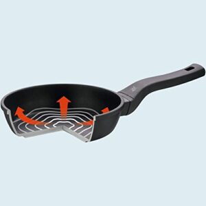 WMF Permadur Premium Set of 3 Stainless Steel Frying Pans 20, 24 and 28 cm with Non-Stick for All Cookers Including Induction