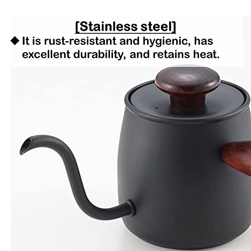 Miyazaki Seisakusho MCO-6 Miyacoffee Drip Pot, For One Cup, 0.1 fl oz (0.4 L), Not Direct Fire, Mahogany