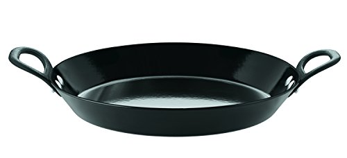 Rösle 25164 Enameled Cast Iron Frying Pan with Two Handles, 11-Inch