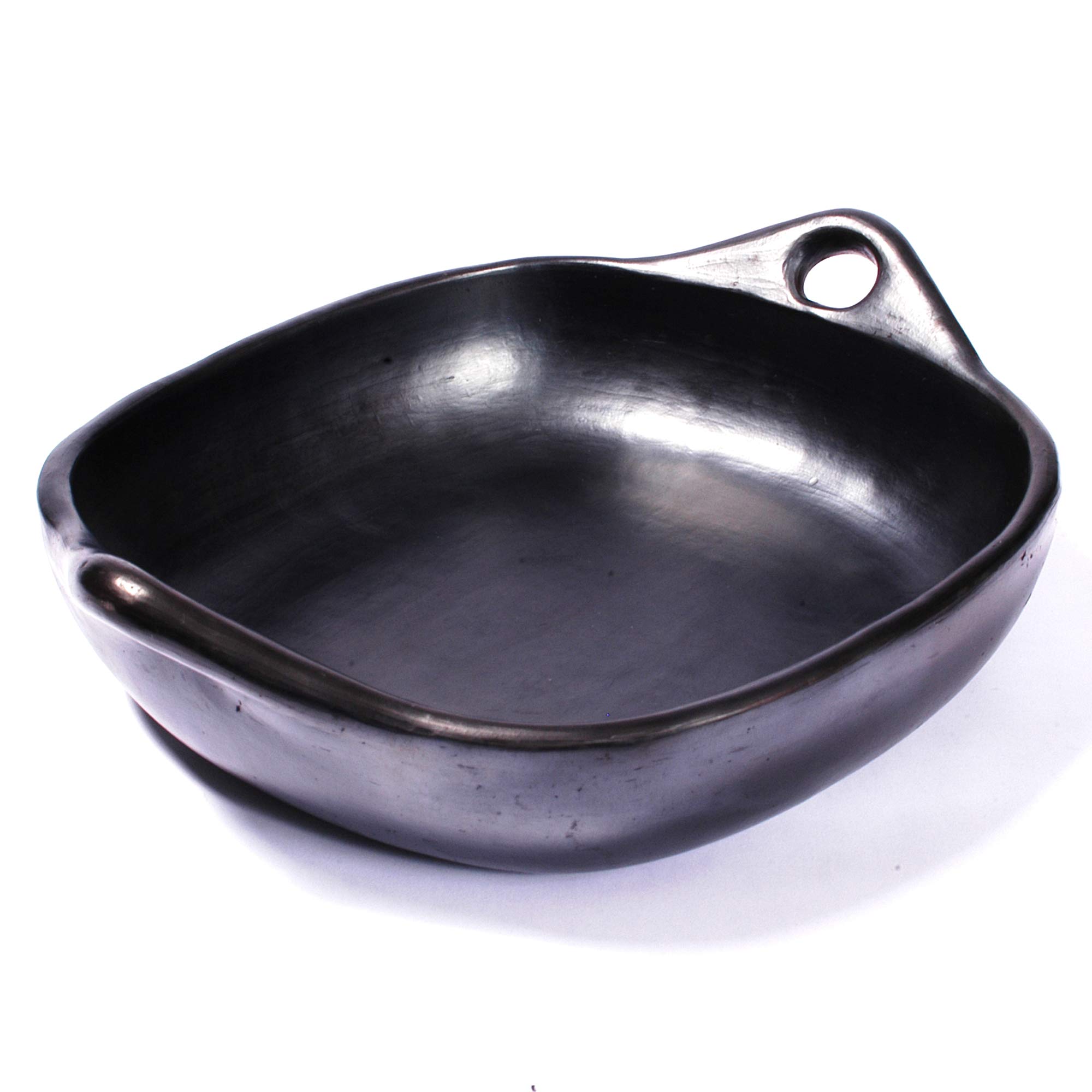 Ancient Cookware, Clay Square Roasting Chamba Pan, Medium, 2 Quarts