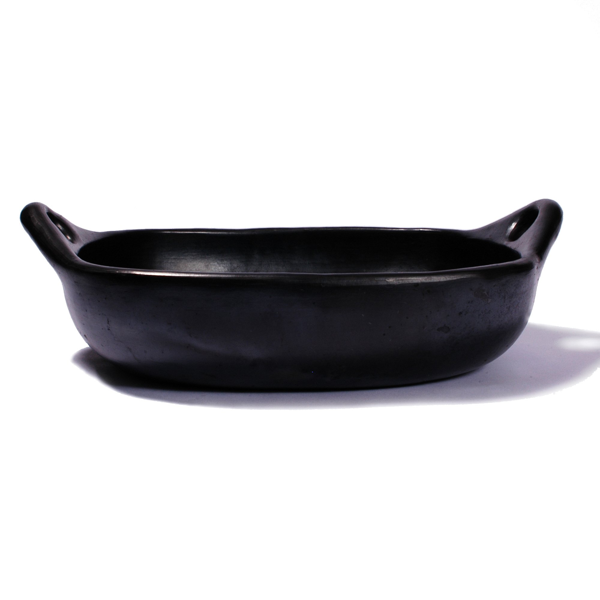 Ancient Cookware, Clay Square Roasting Chamba Pan, Medium, 2 Quarts