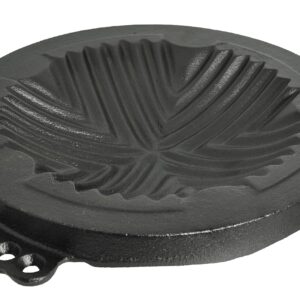 Korean Traditional Cast Iron Mongolian BBQ Grill Pan Stovetop, 11-1/2 Inches x 2 Inches (29cm)