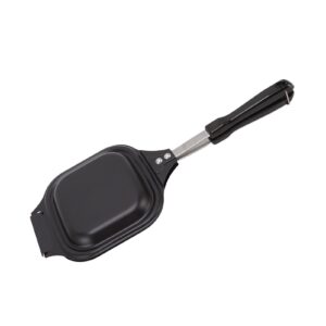 topincn frying pan, double sided aluminum alloy even heating pancake pan, home kitchen egg bacon steak frying pan pancake cookware