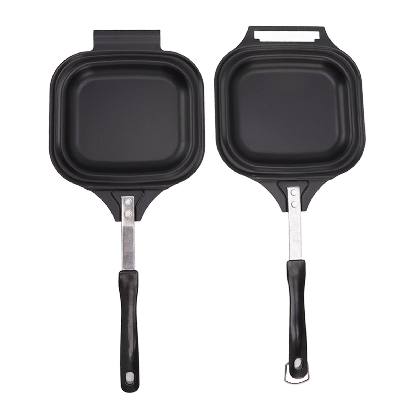 TOPINCN Frying Pan, Double Sided Aluminum Alloy Even Heating Pancake Pan, Home Kitchen Egg Bacon Steak Frying Pan Pancake Cookware