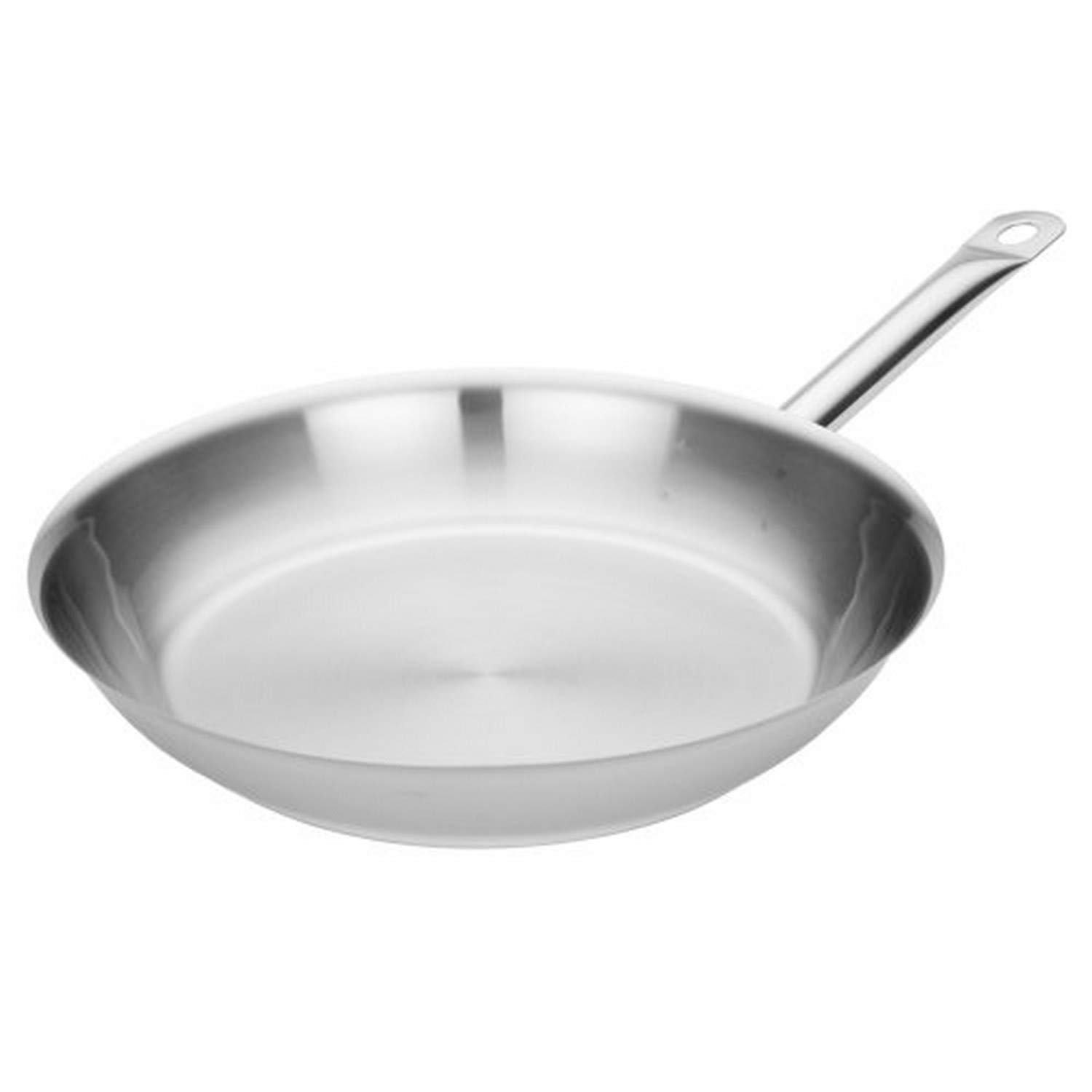 MIU France Tri-Ply Stainless Steel and Aluminum Open Fry Pan, 12-Inch