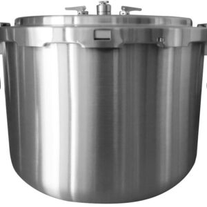 Buffalo 37 Quart Clad Quick Pot Stainless Steel Commercial Pressure Cooker Canner 35L