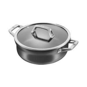 zwilling motion hard anodized 4-qt aluminum nonstick chef's pan