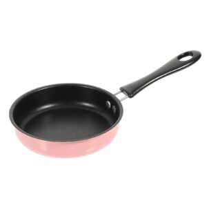 hemoton stainless steel frying pan nonstick frying pan omelette pan mini egg pan rolled pancake pan stainless steel cookware for home kitchen cooking 25cm stainless steel grill set
