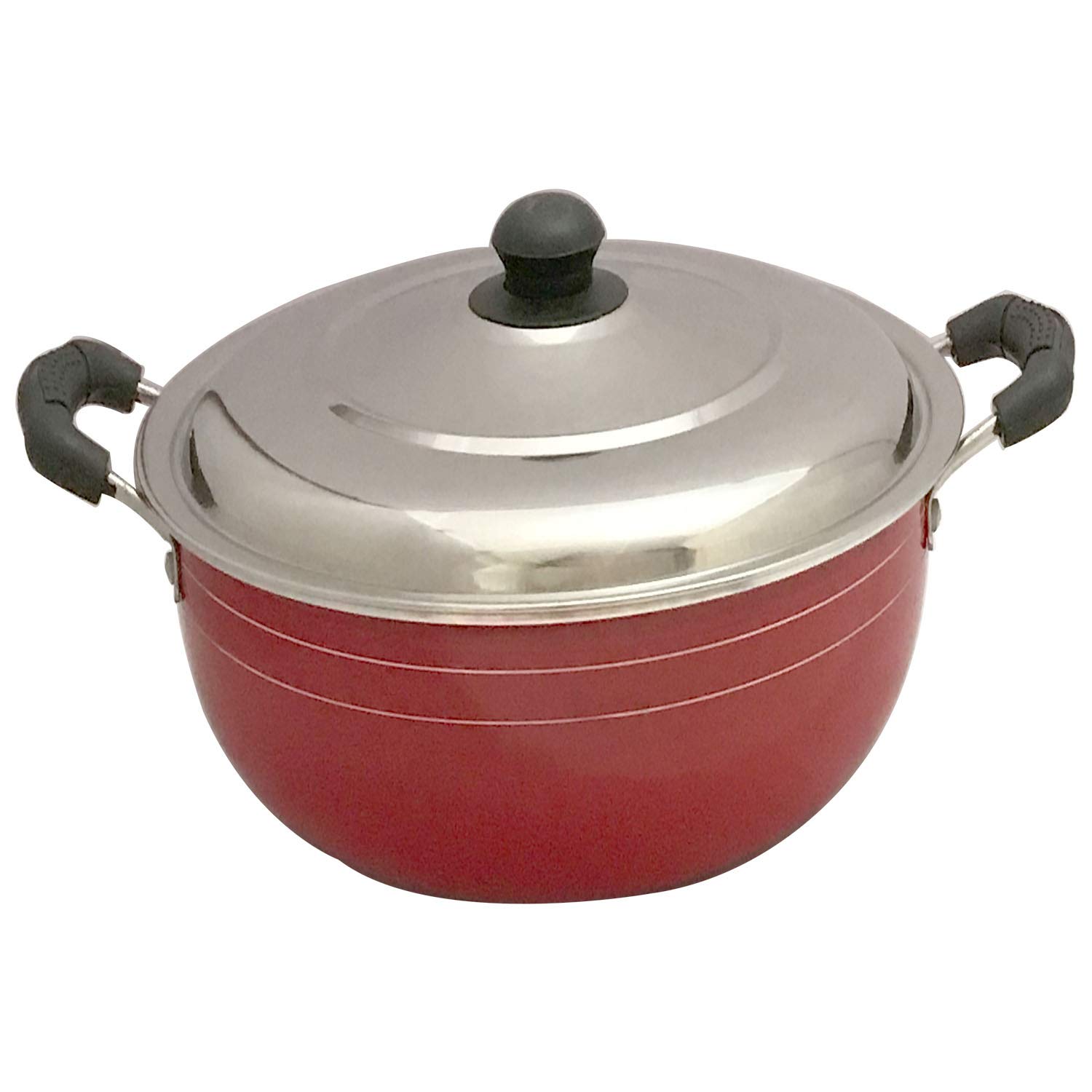 Non-Stick Kadai with Stainless Steel Lid Non-Stick Cookware Aluminium Non-Stick Kadai with Scrubber & Paddle Deep Fry Kadai