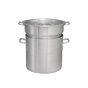 winco aluminum double boiler set, 8-quart