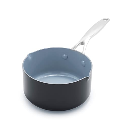 Greenpan Venice Pro Milk pan, 16 cm/1.6L, Gray