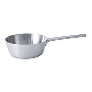 berghoff 3900029 ron conical 5-ply brushed stainless steel saucepan, 36.5 x 21 x 9.1999999999999993 cm, silver