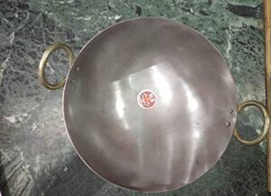 cos route traditional indian handmade cast iron kadai cooking wok cast iron wok kadhai 1 liter cast iron kadhai