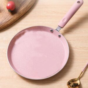 Tofficu 6 Inch Aluminum Skillet with Nonstick Coating, Omelette Pan, Frying Pan for Home and Professional Use