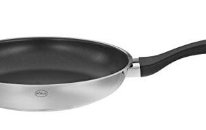 Rösle Elegance Stainless Steel Frying Pan, 9.5-inch, Stainless