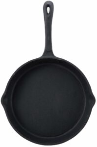 winco cast iron skillet, 10-inch