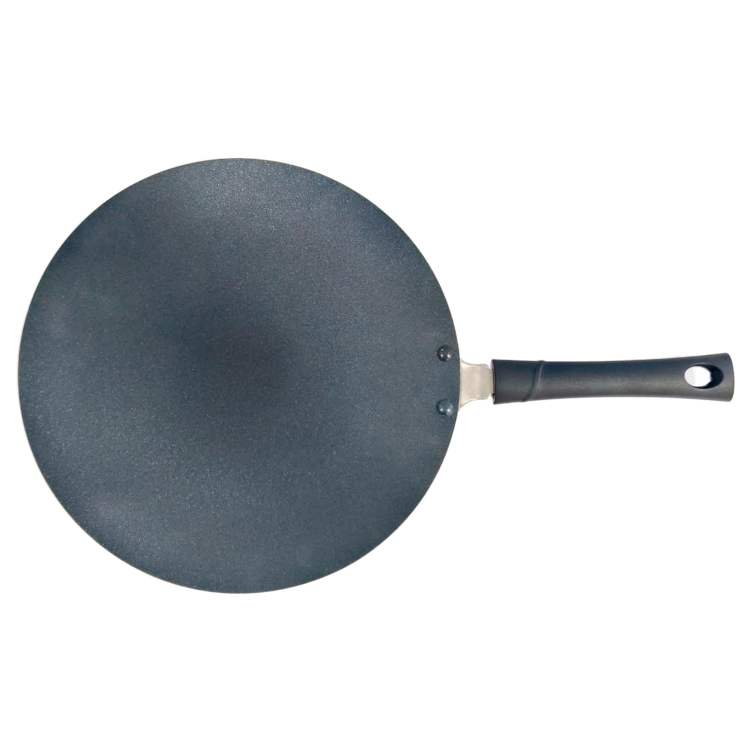 Aluminum Non Stick Chapati Tawa Paratha Pan Roti Tawa Non-Stick Concave Tawa 2.6 mm Thickness Aluminum Tawa Free Wooden Spatula And Scrubber(285MM)