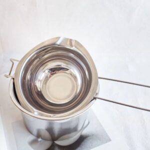 1 PC Stainless Steel Chocolate Melting Pot,for Candle Making Butter Candy Ice Cubes