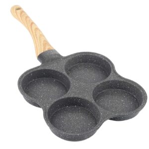 omelet pan, ergonomic multipurpose maifan stone coating anti‑scalding handle pancake pan, for home kitchen