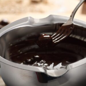Hemoton Stainless Steel Double Boiler Pot Melting Pot Chocolate Melt Bowls Baking Pan for Butter Candy Cheese Candle Soap Making