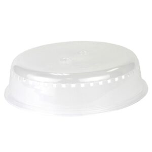 chef craft classic microwave cover, 10 inches in diameter, clear