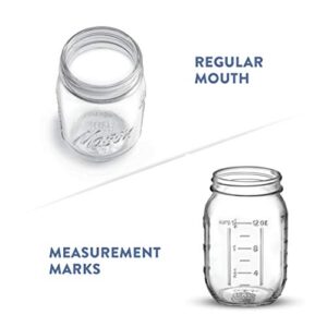 Paksh Novelty Mason Jars - Food Storage Container - 6-Pack - Airtight Container for Pickling, Canning, Candles, Home Decor, Overnight Oats, Fruit Preserves, Jam or Jelly