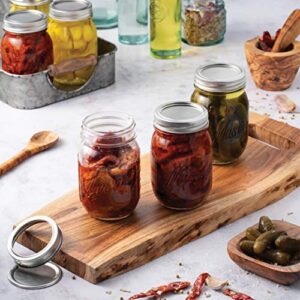 Paksh Novelty Mason Jars - Food Storage Container - 6-Pack - Airtight Container for Pickling, Canning, Candles, Home Decor, Overnight Oats, Fruit Preserves, Jam or Jelly