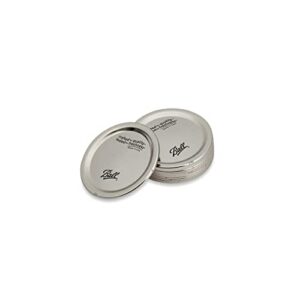 Ball Regular Mouth Mason Glass Jar Lids (24-Count), Silver