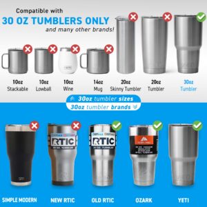 30 OZ - 3 Replacement Lids for Yeti Tumblers like Yeti Lids - 3.7 Inch Diameter - Spill Proof Lids for Yeti Tumblers - Tumbler Lid for Yeti Tumbler 30 oz, Tumbler Lids 30 oz Replacement Lid, Fit Yeti