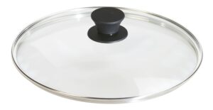 lodge manufacturing company gl10 tempered glass lid, 10.25", clear
