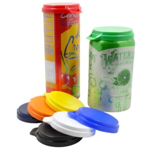 keep your beverages fresh and spill-free with our bpa-free soda pop can covers - made in usa, sold by vets - get 8 colorful covers per order!