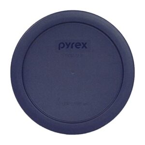 Pyrex (2) 7202-PC 1 Cup (2) 7200-PC 2 Cup (2) 7201-PC 4 Cup Blue Replacement Lids Made in the USA