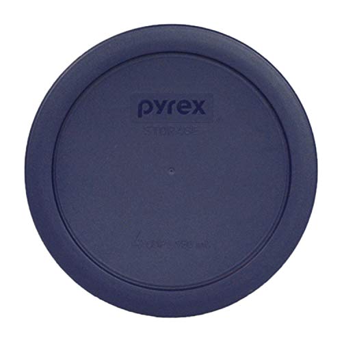 Pyrex (2) 7202-PC 1 Cup (2) 7200-PC 2 Cup (2) 7201-PC 4 Cup Blue Replacement Lids Made in the USA