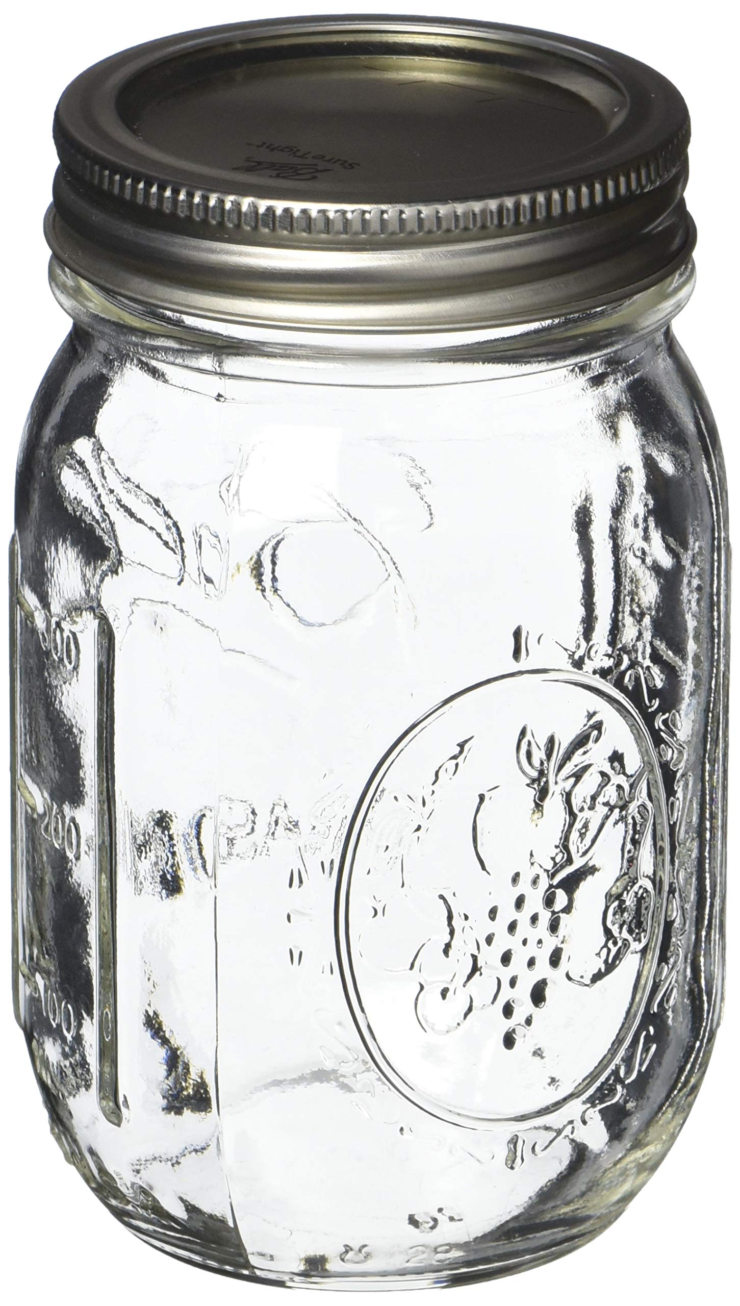 Ball Pint Mason Jar, Regular Mouth, 16 oz (3 Count)