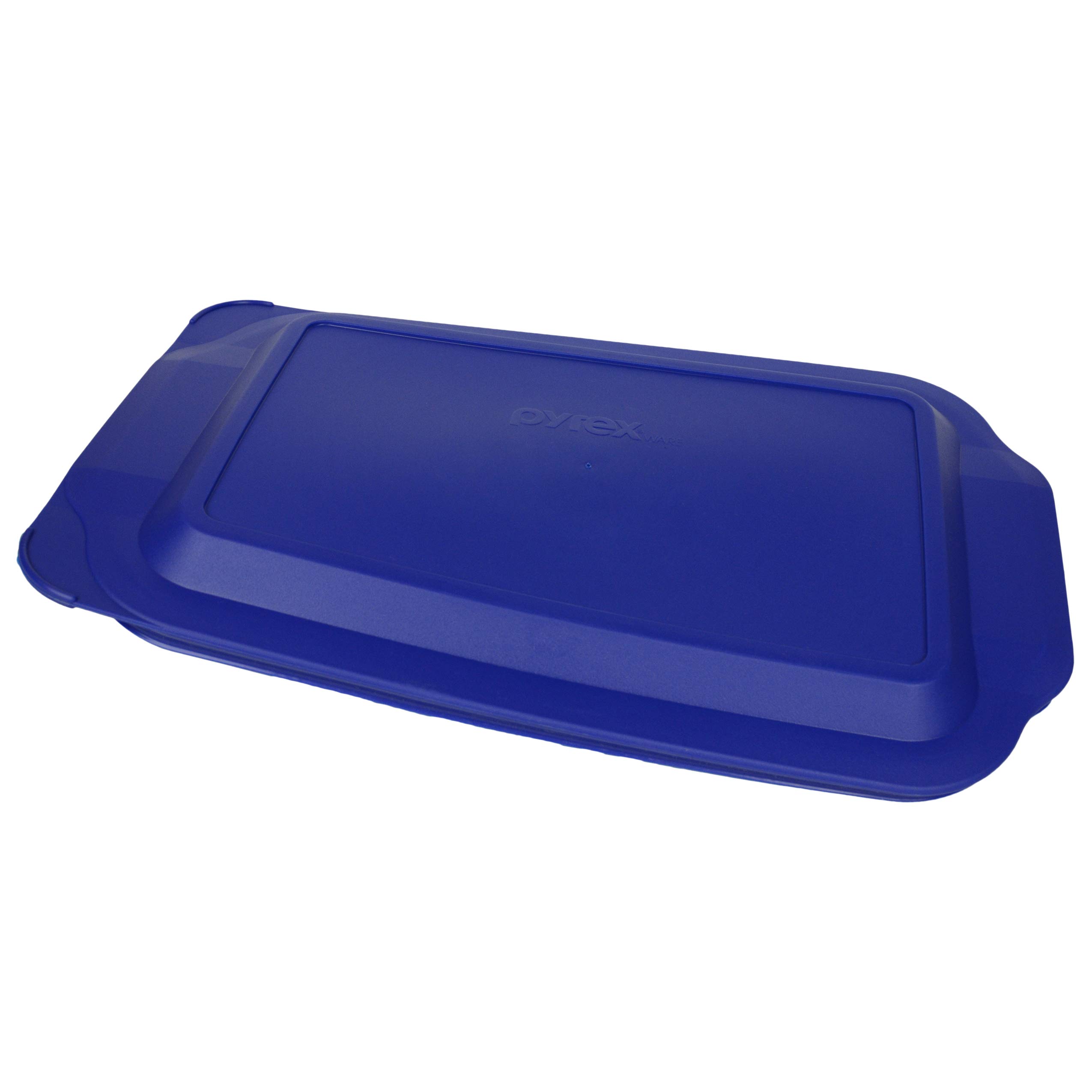 Pyrex 233 3qt Glass Baking Dish with 233-PC 3qt Blue Lagoon Lid