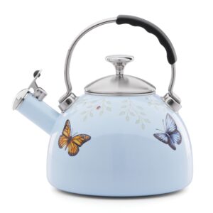 lenox butterfly meadow tea kettle, rust resistant
