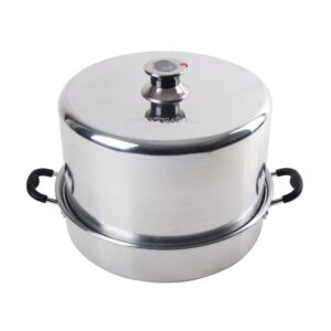 kitchen crop steam canner with temperature indicator (aluminum steam canner)