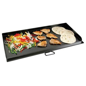 camp chef professional fry griddle, 3 burner griddle, cooking dimensions: 16 in. x 38 in